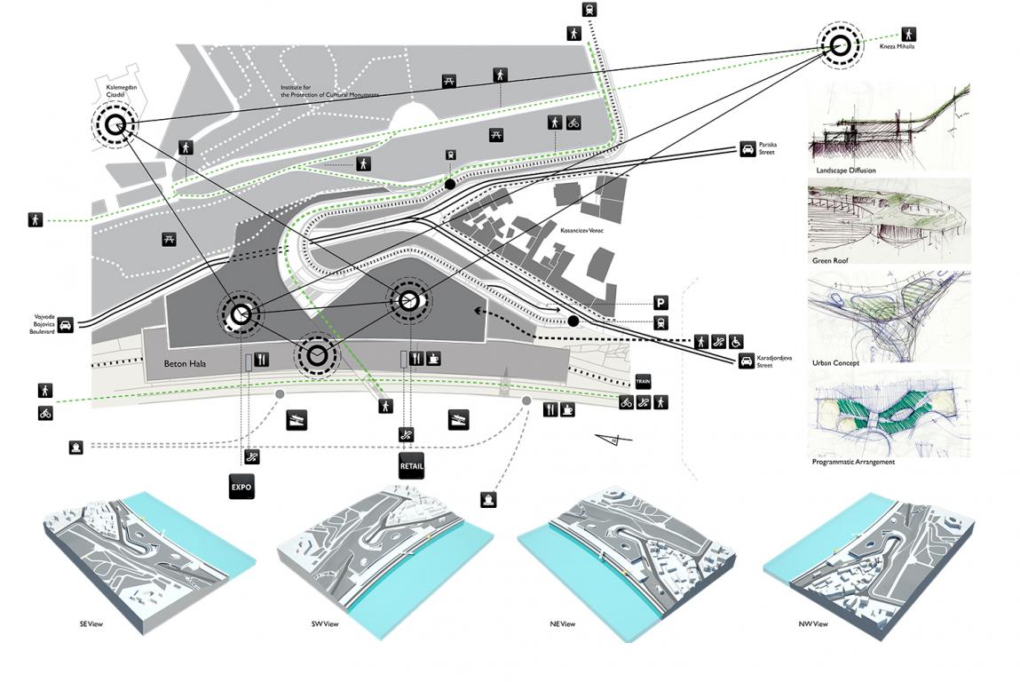 Site Plan and Axonometric Drawings