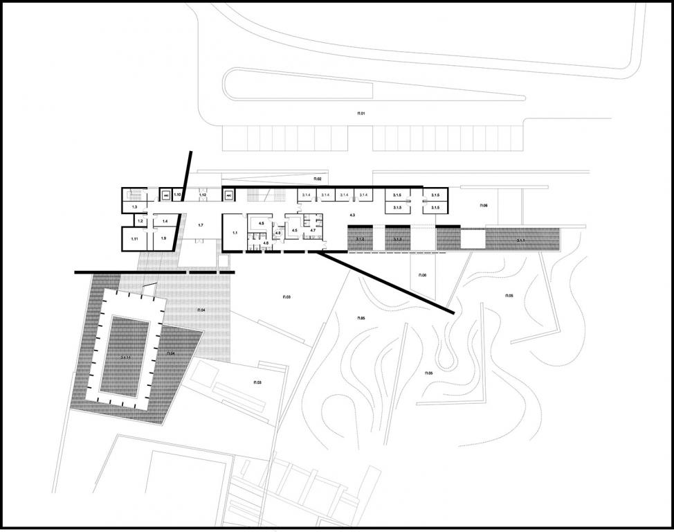 Spa - ground floor plan